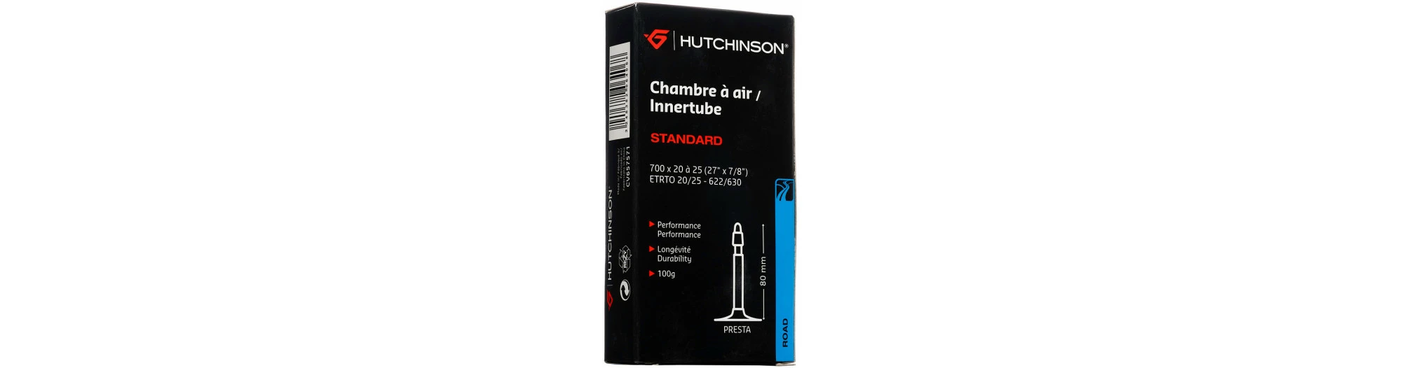 HUTCHINSON Chambre Ă Air 700x20-25 Valve Presta 80mm